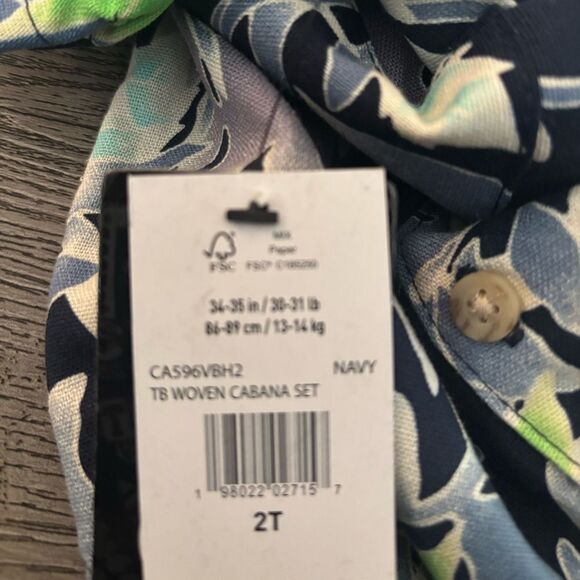 Volcom Kids Tropical Print set - Blue and Green - Picture 6 of 6